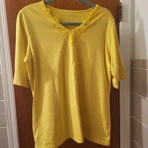 Susan Graver embellished short-sleeved t-shirt (new with tag)